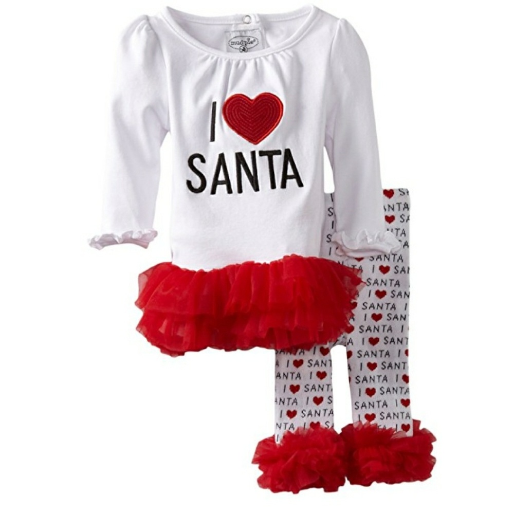 NWT mud pie sants Christmas set